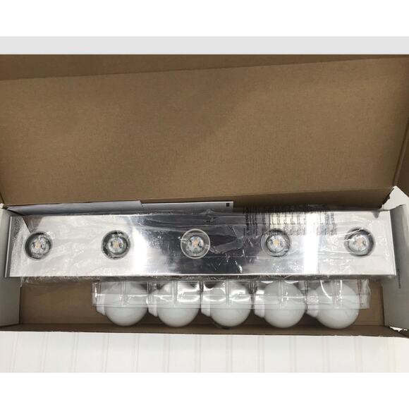 Ikea LEDSJÖ LED Vanity Wall Lamp Stainless Steel 24" Open Box - Picture 6 of 8